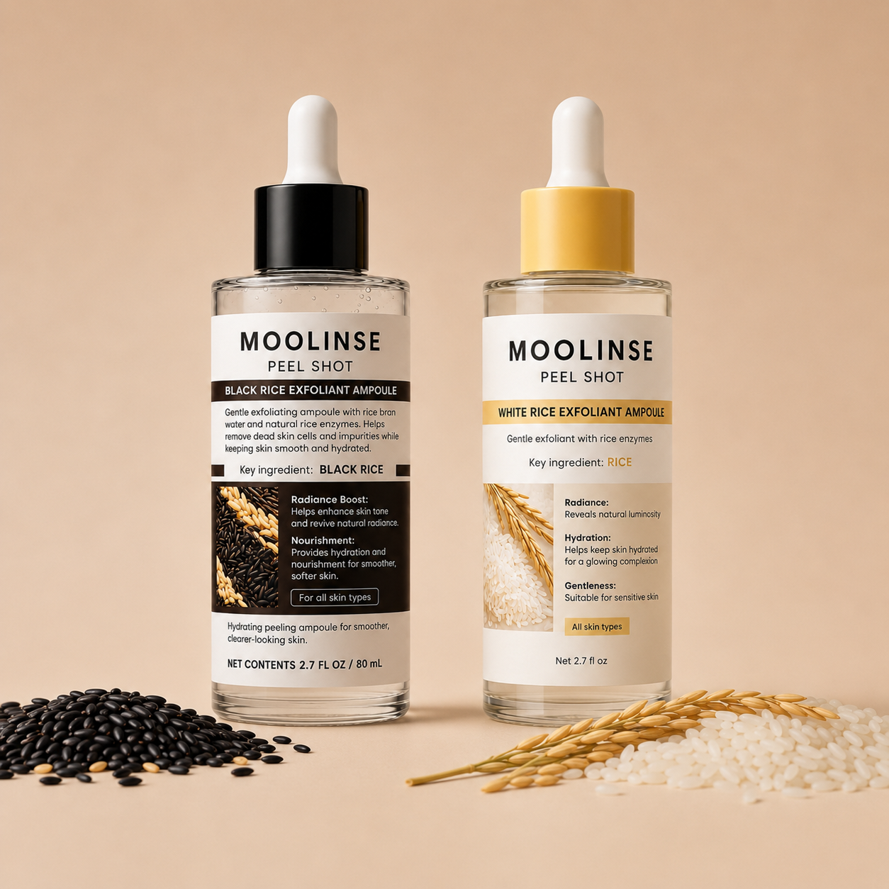 PeelShot™ | Exfolierende Reis-Ampulle für Poren & Glow